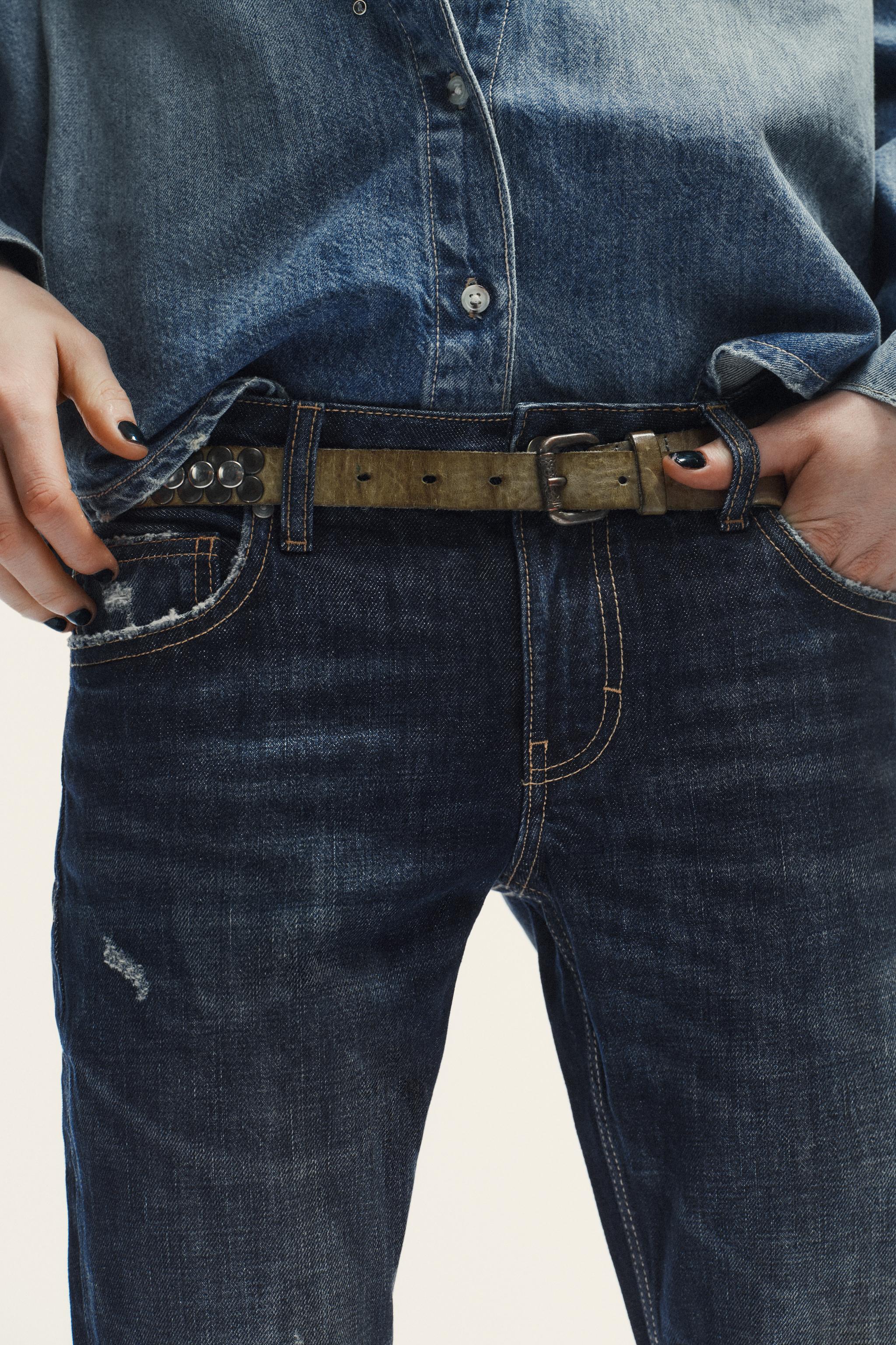 JEAN TRF DROIT TAILLE BASSE